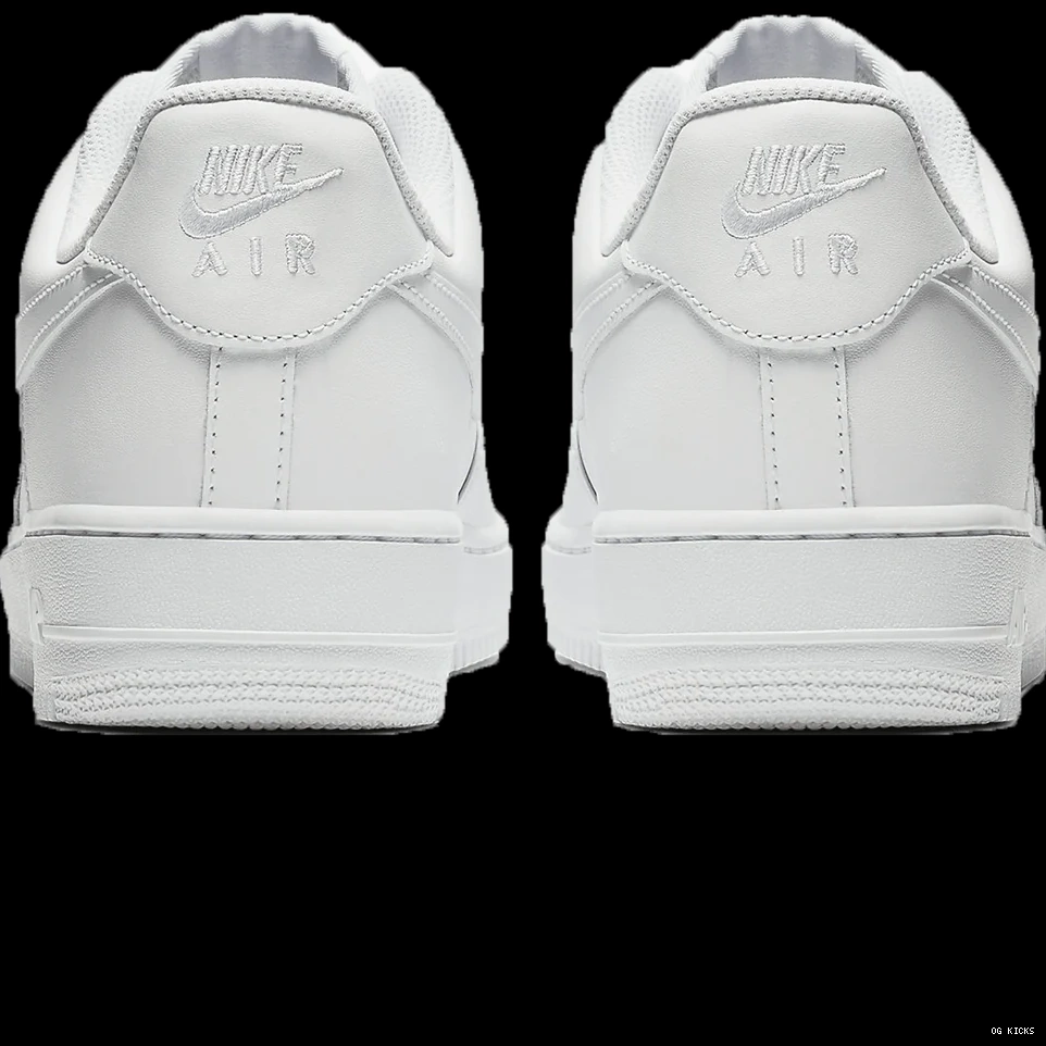 1 Nike White Air Force Triple Low '07' 0530